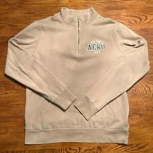 Tan quarters zip